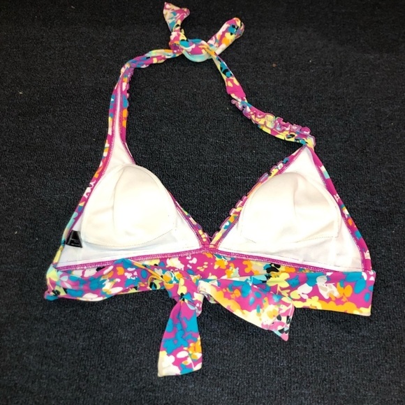 ANA A New Approach Black & Multi-Colored Floral Bikini Size 10 - Picture 6 of 13